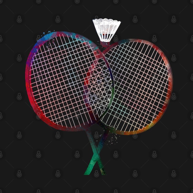 Badminton sport art #badminton by JBJart