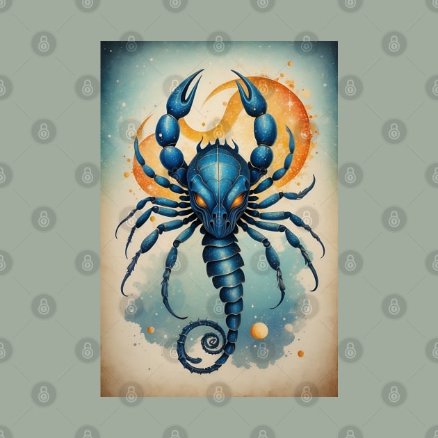 Zodiac Scorpio by CatCoconut-Art