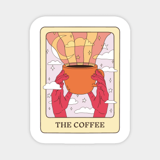 The Coffee Tarot Card Magnet