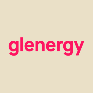 glenergy hot pink text T-Shirt