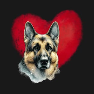 My Heart - German Shepherd T-Shirt