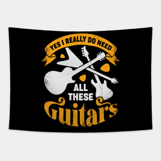 Yes I Really Do Need All These Guitars Tapestry