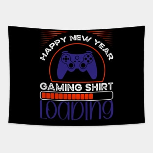 Happy New Year 2023 Gaming Shirt Loading Tapestry