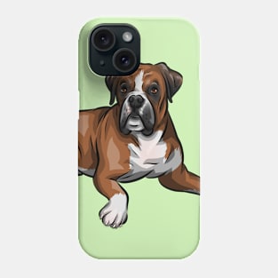 Cute Boxer Dog Phone Case