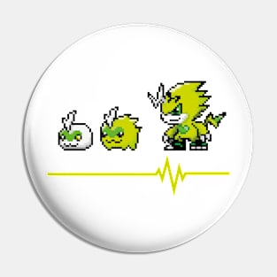 Pulsemon evolution Pin