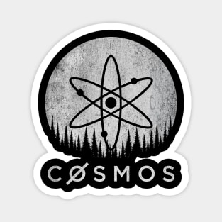 Vintage Cosmos Crypto ATOM Coin To The Moon Token Cryptocurrency Wallet HODL Birthday Gift For Men Women T-Shirt Magnet