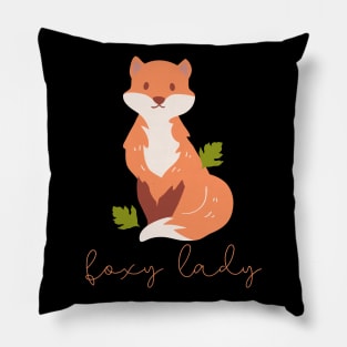 Fox Lovers Gift Foxy Lady Pillow