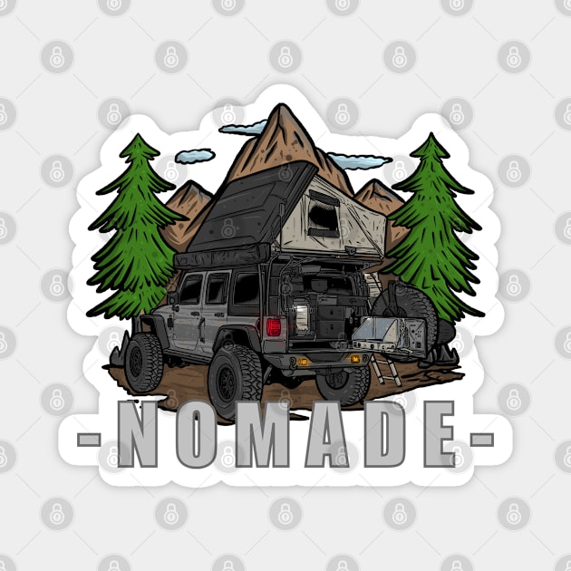 Nomade Jeep Wrangler - Grey Magnet by 4x4 Sketch