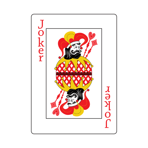 Joker Playing Card by SWON Design