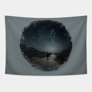 Star Man - Surreal Landscape With Man As Constellation Tapestry