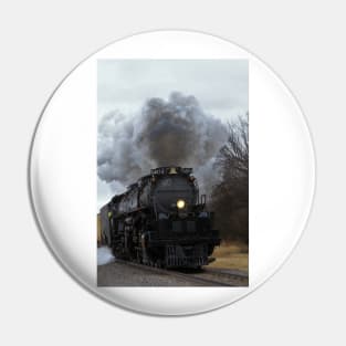 Big Boy 4014 smoke and steam in Black Wolf Kansas Pin