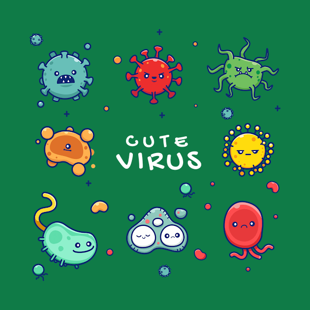 Cute Virus Cartoon (3) by Catalyst Labs