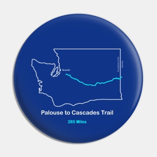 Palouse to Cascades Rail Trail Pin