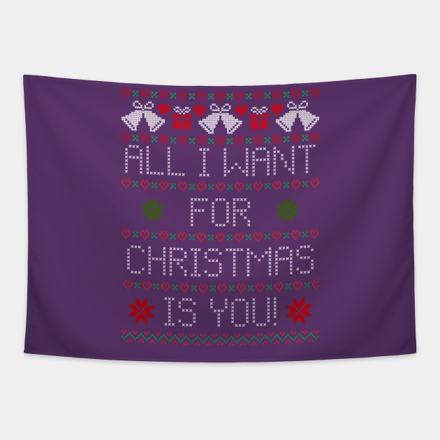 All I Want For Christmas Is You Tapestry by Vandalay Industries