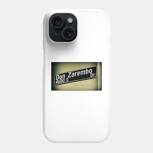 Don Zarembo Drive, Los Angeles, California by Mistah Wilson Phone Case