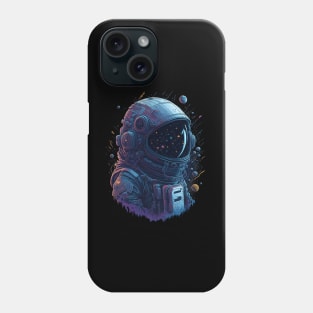 Astronout and Stars Phone Case