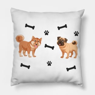 French Bulldog Akita Inu Dog Pillow