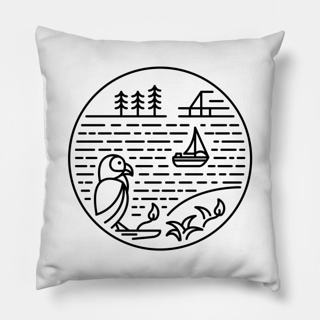 Fly Away to Nature Pillow by VEKTORKITA