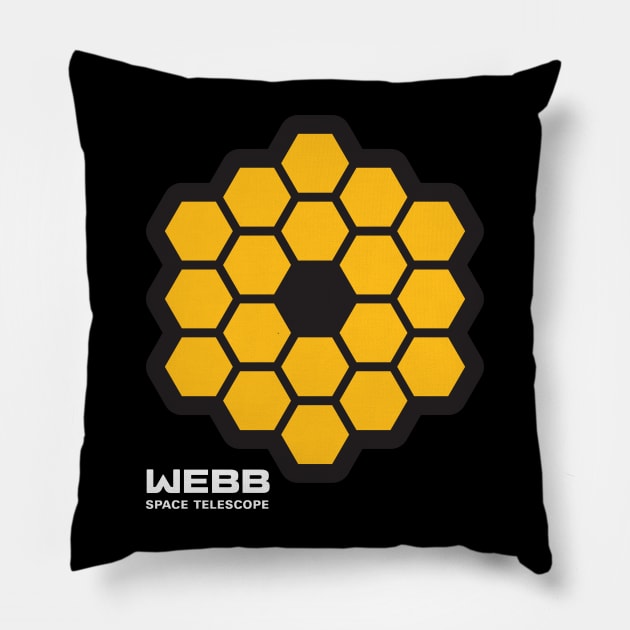 James Webb Space Telescope Pillow by Hornak Designs