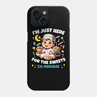 Eid Mubarak Kids Funny Happy Eid Al Fitr Eid Al Adha Sweets Phone Case