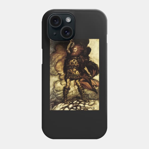 Thor, Arthur Rackham Phone Case by immortalpeaches