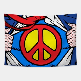 SUPER-PEACE Tapestry