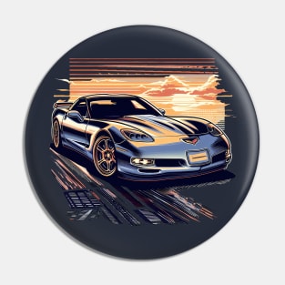 chevrolet corvette Pin