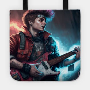 Back to the future Marty McFly Cyberpunk style Tote