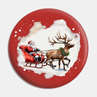 Christmas sleigh Pin