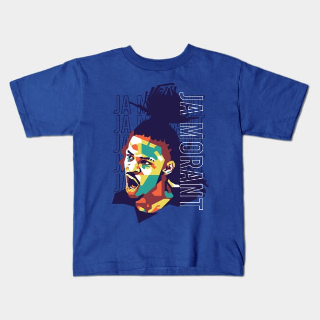 Blue Graphic Style JA Morant NBA Memphis Grizzlies Basketball