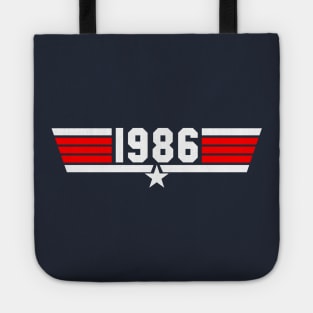 1986 Fighter Jet (Blue) Tote