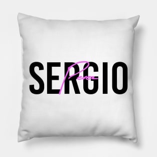 Sergio Perez Design Pillow