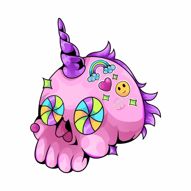 unicorn skull by Harsimran_sain