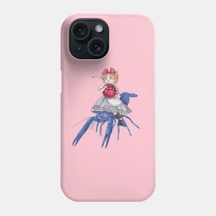 Kitty on Crab Phone Case