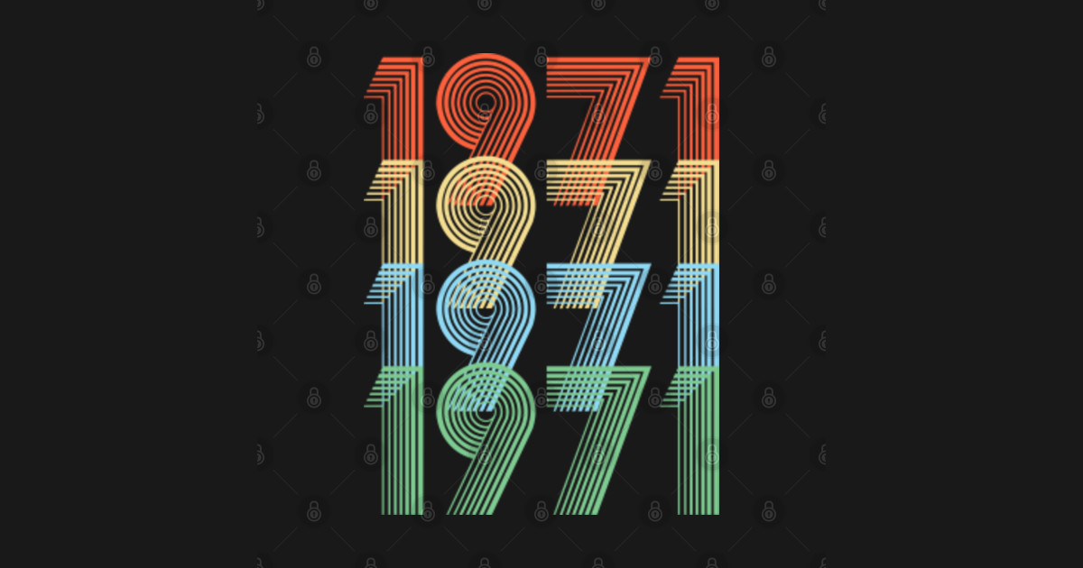 Download Retro 1971 Birthday - 1971 Birthday - Posters and Art ...