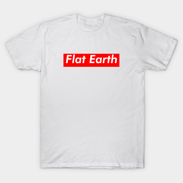 flat earth supreme shirt