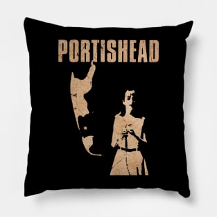 vintage retro portishead Pillow