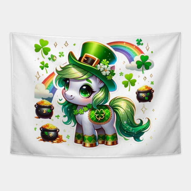 PONY OF PADDY'S DAY Tapestry by Lolane