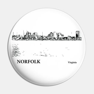 Norfolk - Virginia Pin