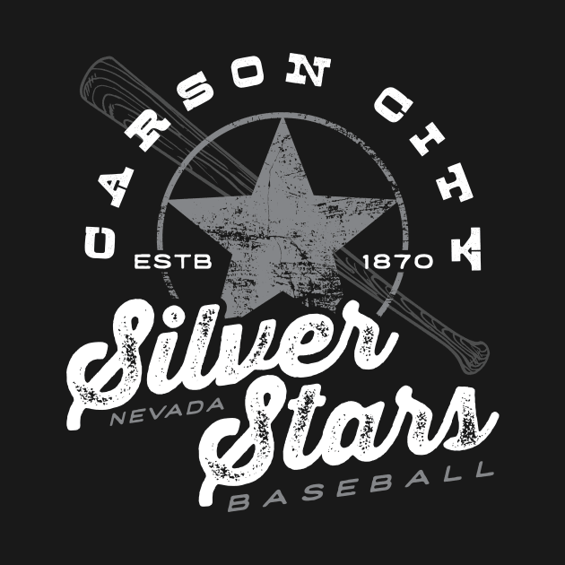 Carson City Silver Stars by MindsparkCreative