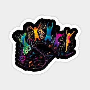 Colorful Dance Magnet