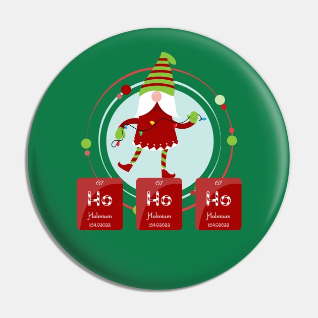 Ho Ho Ho the science elf Pin by Fun with Science