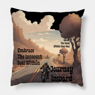 Journey Inward: Embrace The Innocent Soul Within Pillow