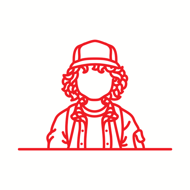 Stranger Things: Dustin Henderson by sofiaayuso