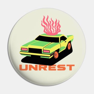 Unrest ----- Original Retro 90s Style Design Pin