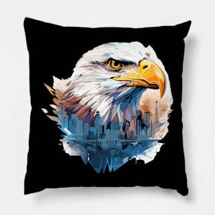 Bald Eagle Animal Beauty Nature Wildlife Discovery Pillow