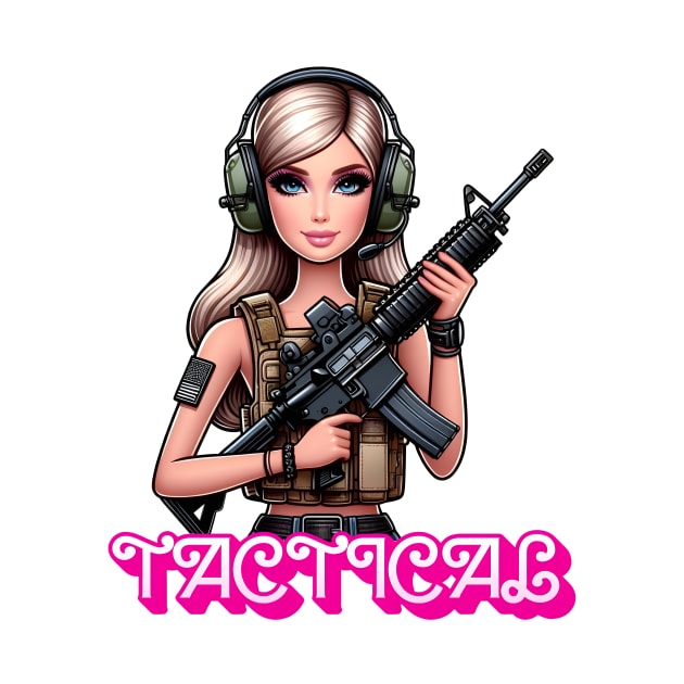 Girl Doll Tactical by Rawlifegraphic