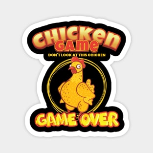 Funny Chicken Game Farmer Animal Lover Magnet