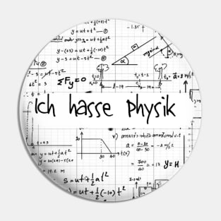 ich hasse Physik Pin