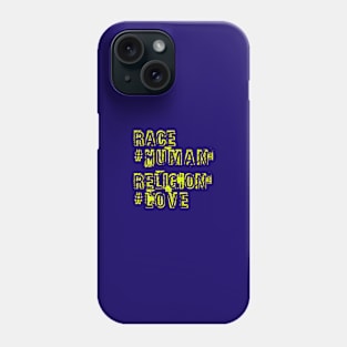 Race Human Religion Love, Christmas Gifts 2023 Phone Case